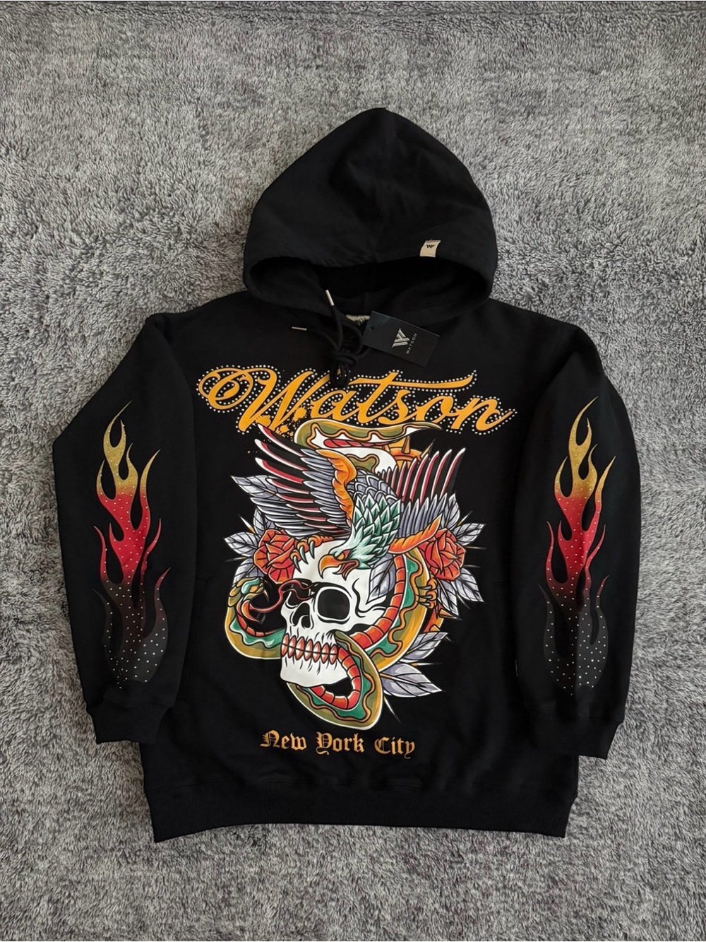 Men’s WATSON Hoodie, New York City, Size Large, Heavyweight, NWT